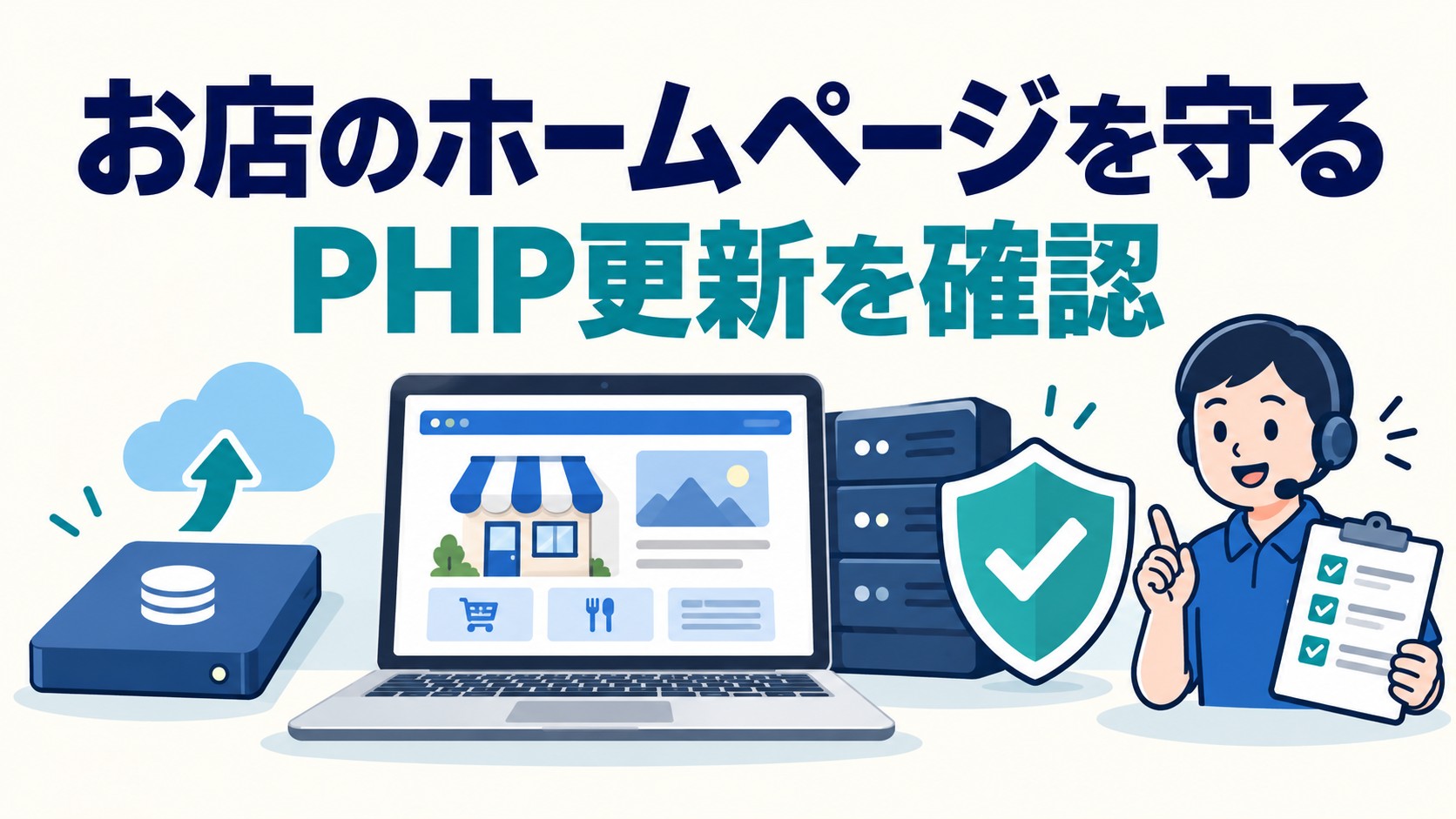 お店のホームページ、PHPの更新は大丈夫？ 管理会社に確認したいセキュリティ対策
