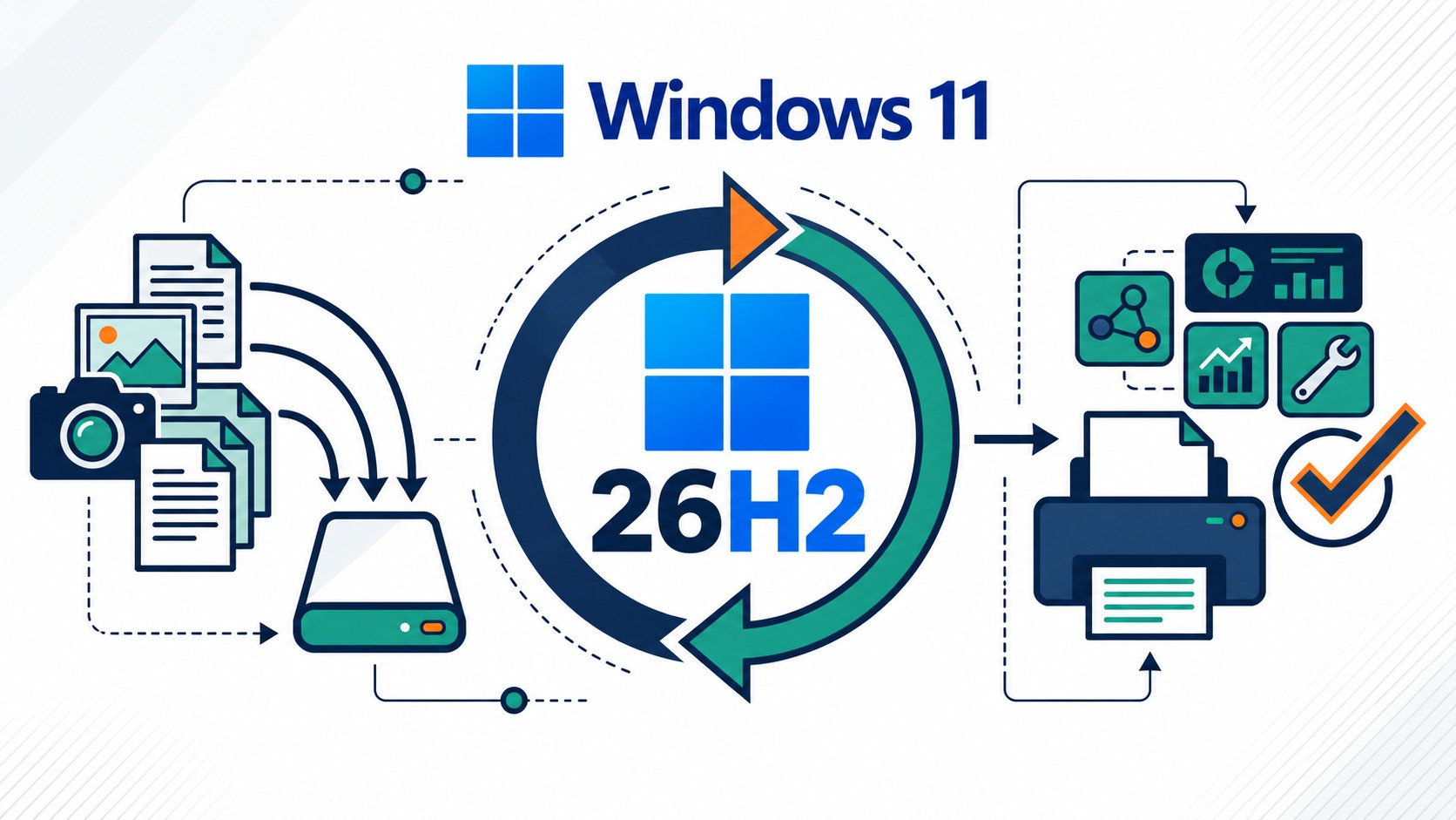 Windows 11の26H2が登場。更新する前に写真・仕事のデータを守る準備を